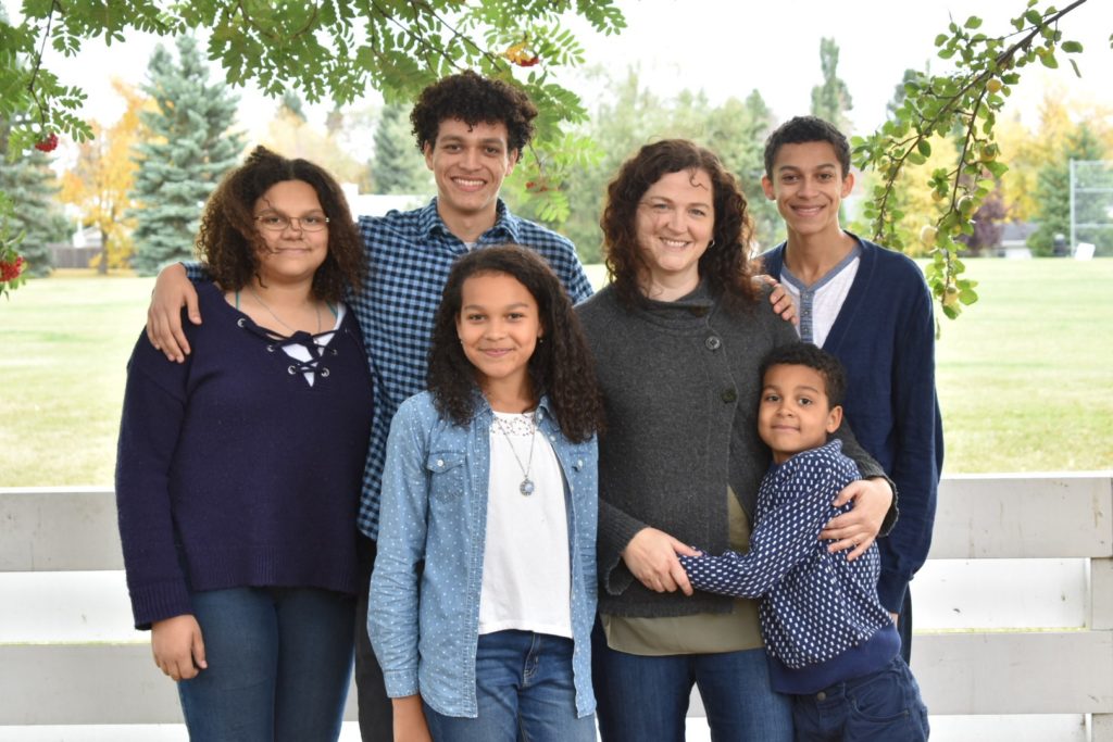 Lori Meek and family